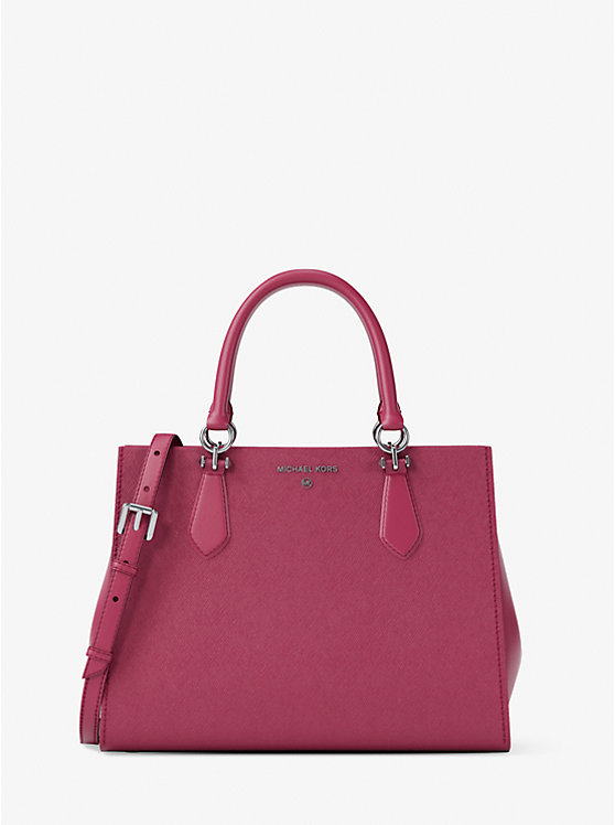 

Сумка Marilyn среднего размера из сафьяновой кожи Michael Kors, красный
