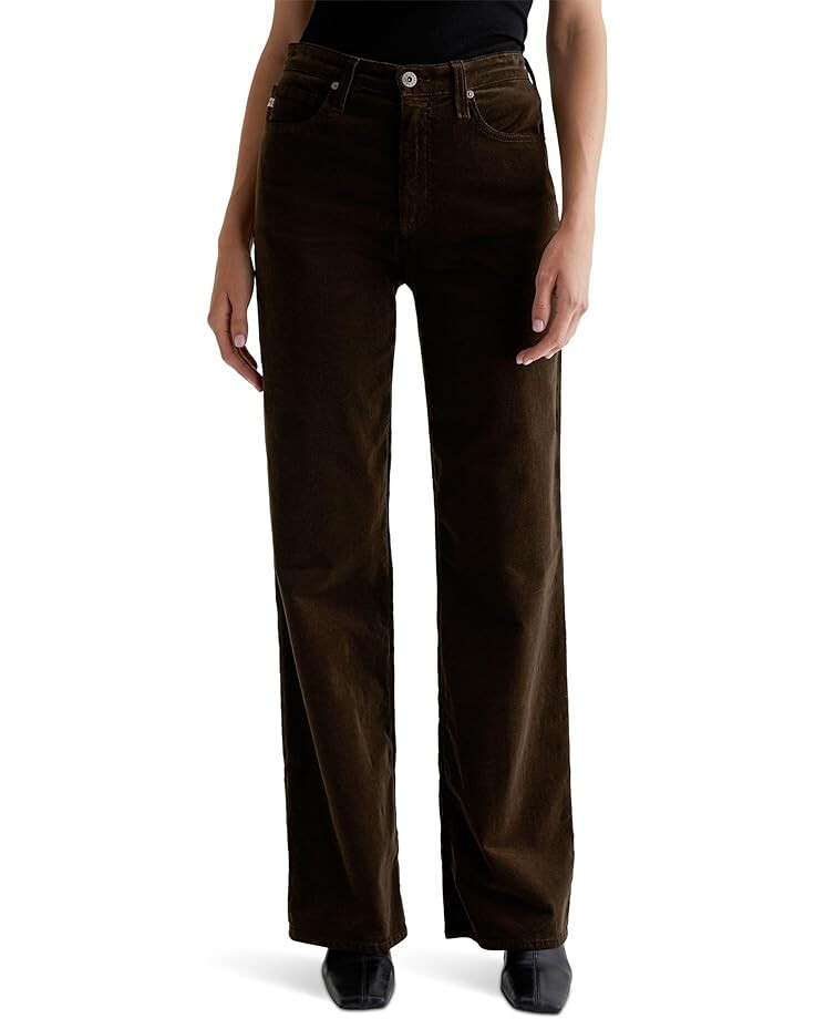 

Джинсы AG Jeans Kora High Rise Wide Leg in Rich Umber, цвет Rich Umber