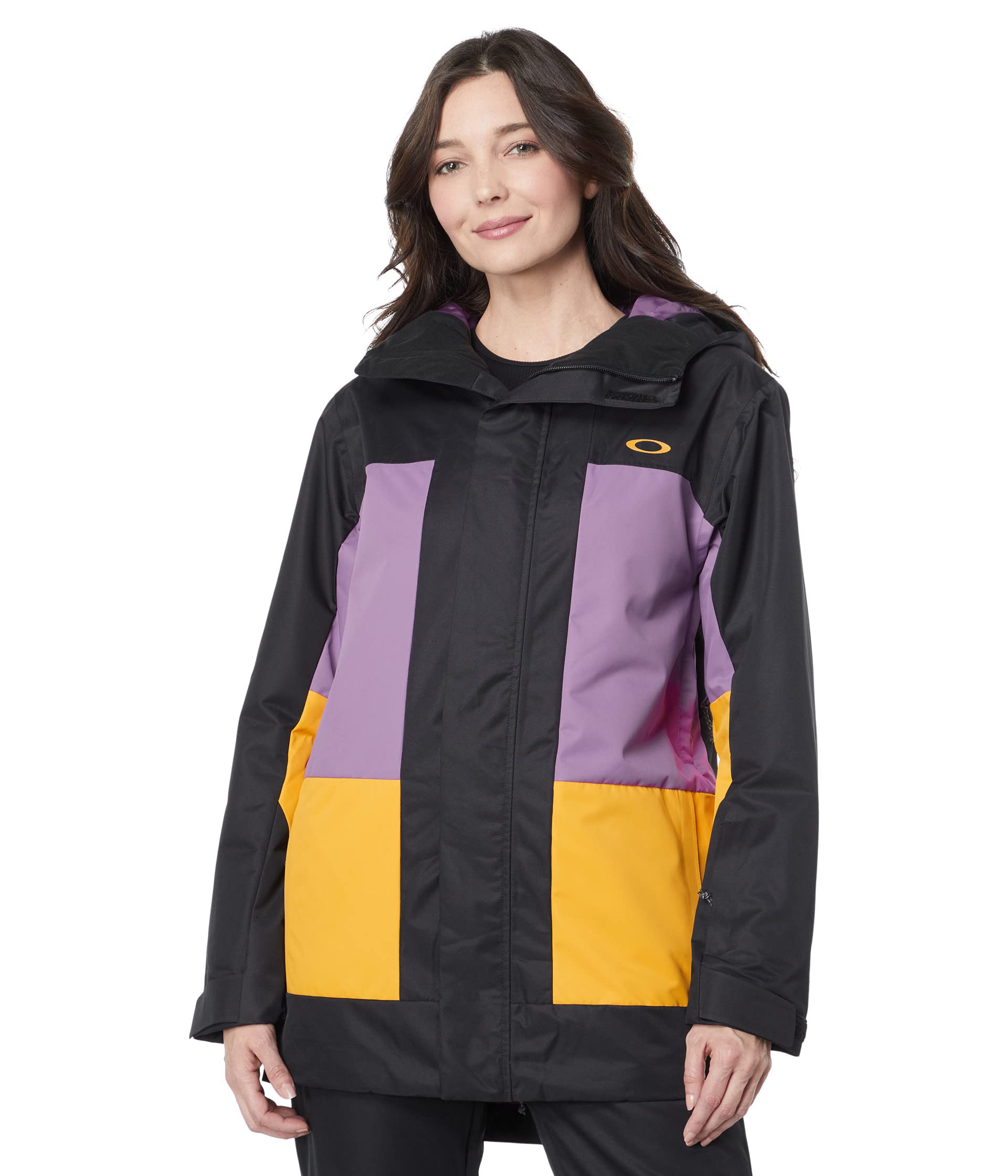 

Куртка Oakley Beaufort Recycled Insulated Jacket, Black/Purple/Amber Yellow