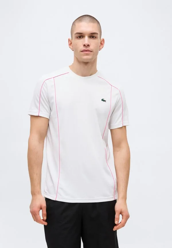 Спортивная футболка для тенниса Lacoste Sport, White — фото 3