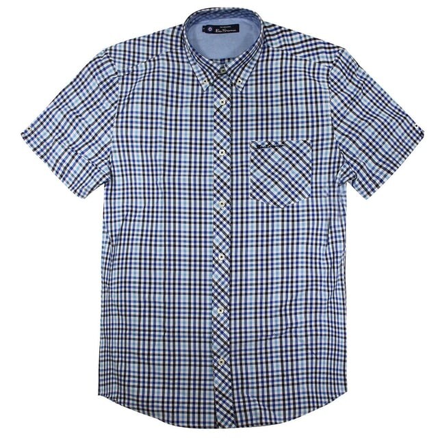 

Клетчатая мужская рубашка Ben Sherman, синий
