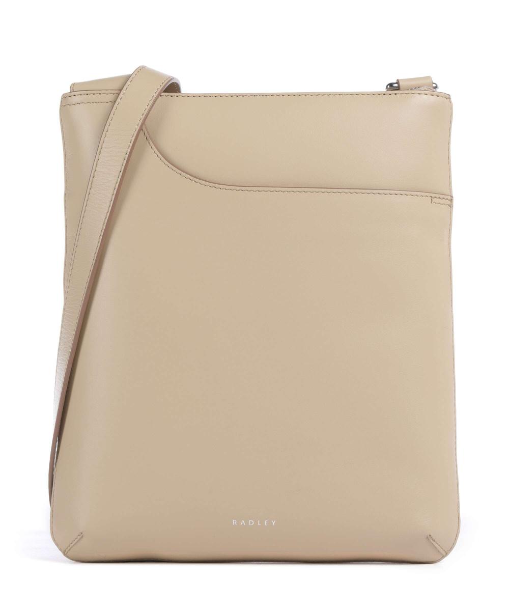 

Карманы сумка через плечо из мелкозернистой коровьей кожи Radley London, бежевый