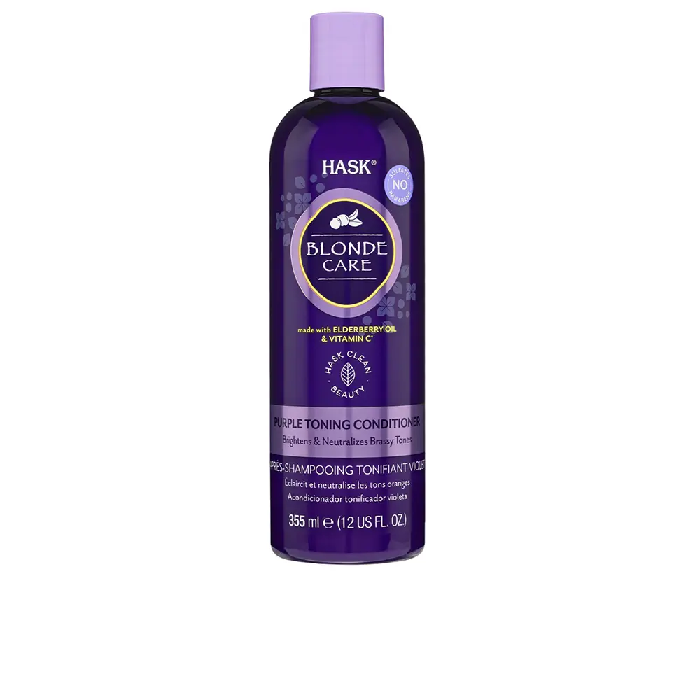 

Кондиционер для волос Blonde care purple toning conditioner Hask, 355 мл.