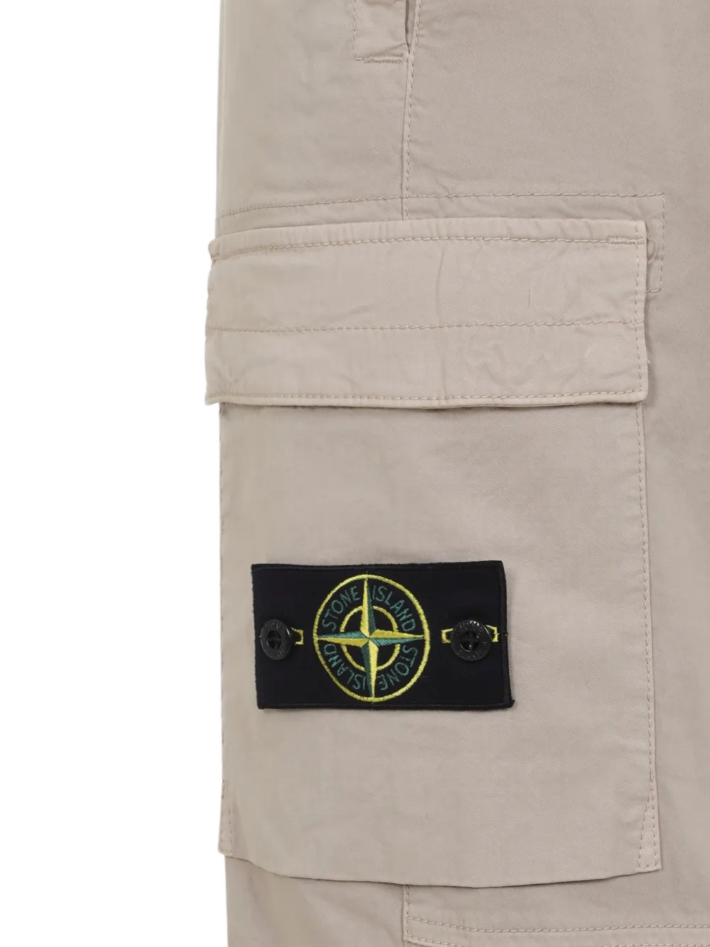 Карго-брюки с нашивкой-логотипом Stone Island, бежевый — фото 3