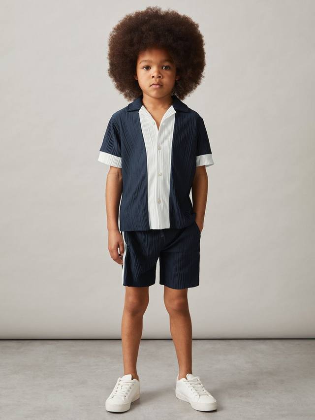 

Tino шорты плиссе с цветными блоками Reiss