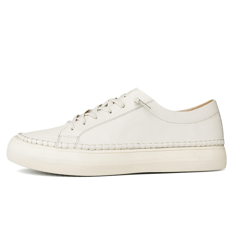 

LAORENTOU Мужские низкие скейтерские кеды бежевые, цвет Beige