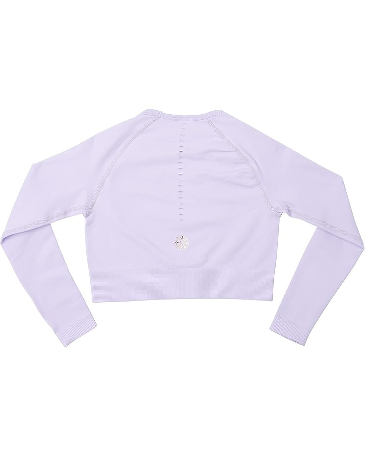 Топ Flo Active Hollie Long Sleeve Ribbed Seamless Top, цвет Mauve — фото 2