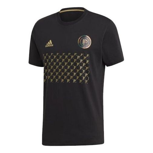 

Футболка adidas Pp Gra Tee Soccer/Football Sports Training Short Sleeve Black, черный
