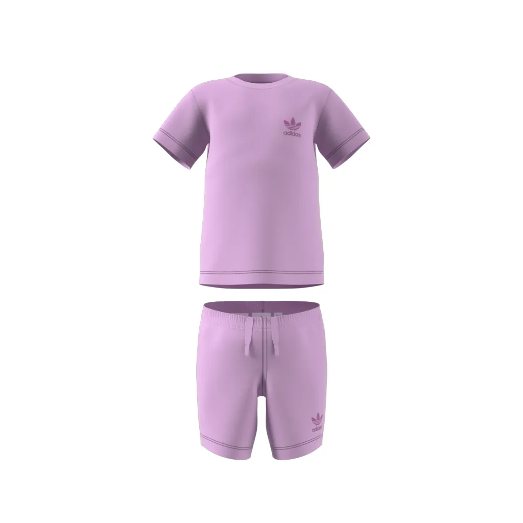 

Спортивный костюм Adidas Originals "SHORT TEE SET" (2 шт.), цвет Bliss Lilac