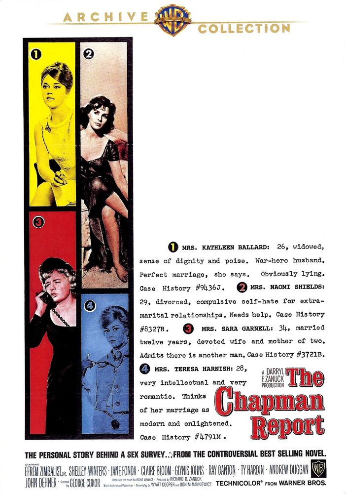 

Диск DVD The Chapman Report [DVD-R] [1962]