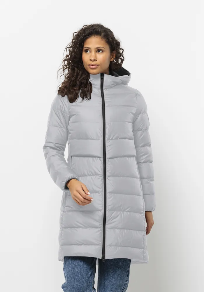 

Пуховик Jack Wolfskin "LENAUPLATZ COAT W", цвет Moonwalk