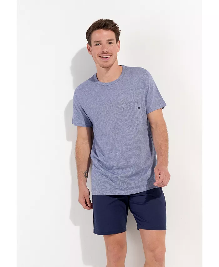 

Мужской пижамный комплект из мягкого модала Comfort Short HOM USA, синий