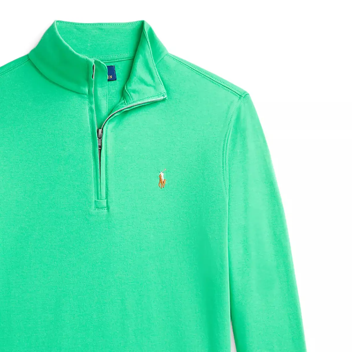 Детская рубашка-поло Polo Ralph Lauren, зеленый — фото 4