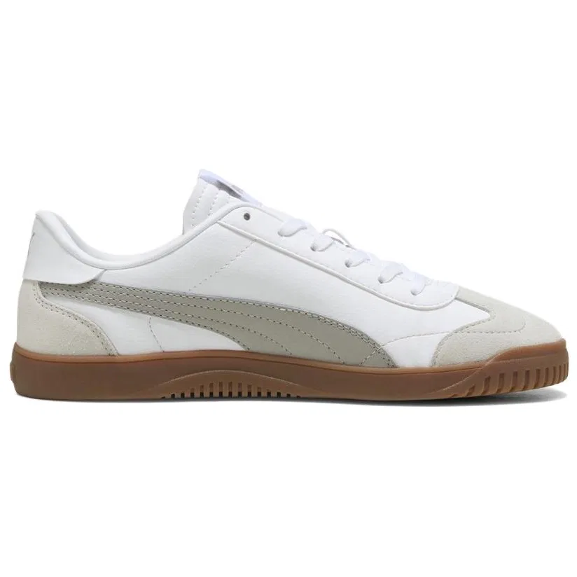 Кроссовки скейтбординговые PUMA Club 5v5 бело-серые — фото 3