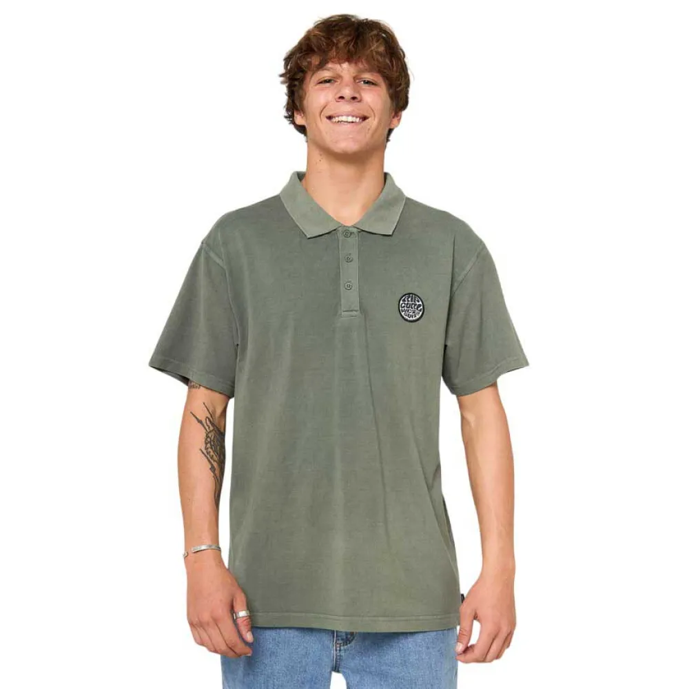 

Поло с коротким рукавом Rip Curl Wettie, зеленый