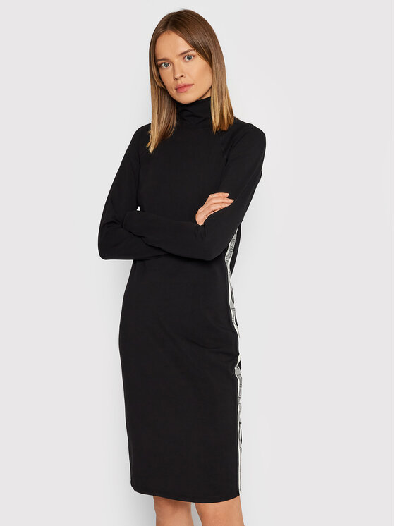 

Трикотажное платье обычного кроя DP1D4486 Dkny Sport, черный