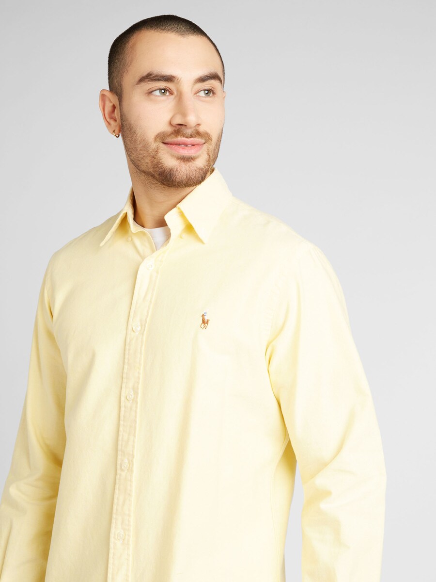 Рубашка Slim Fit на пуговицах Polo Ralph Lauren, желтый — фото 3