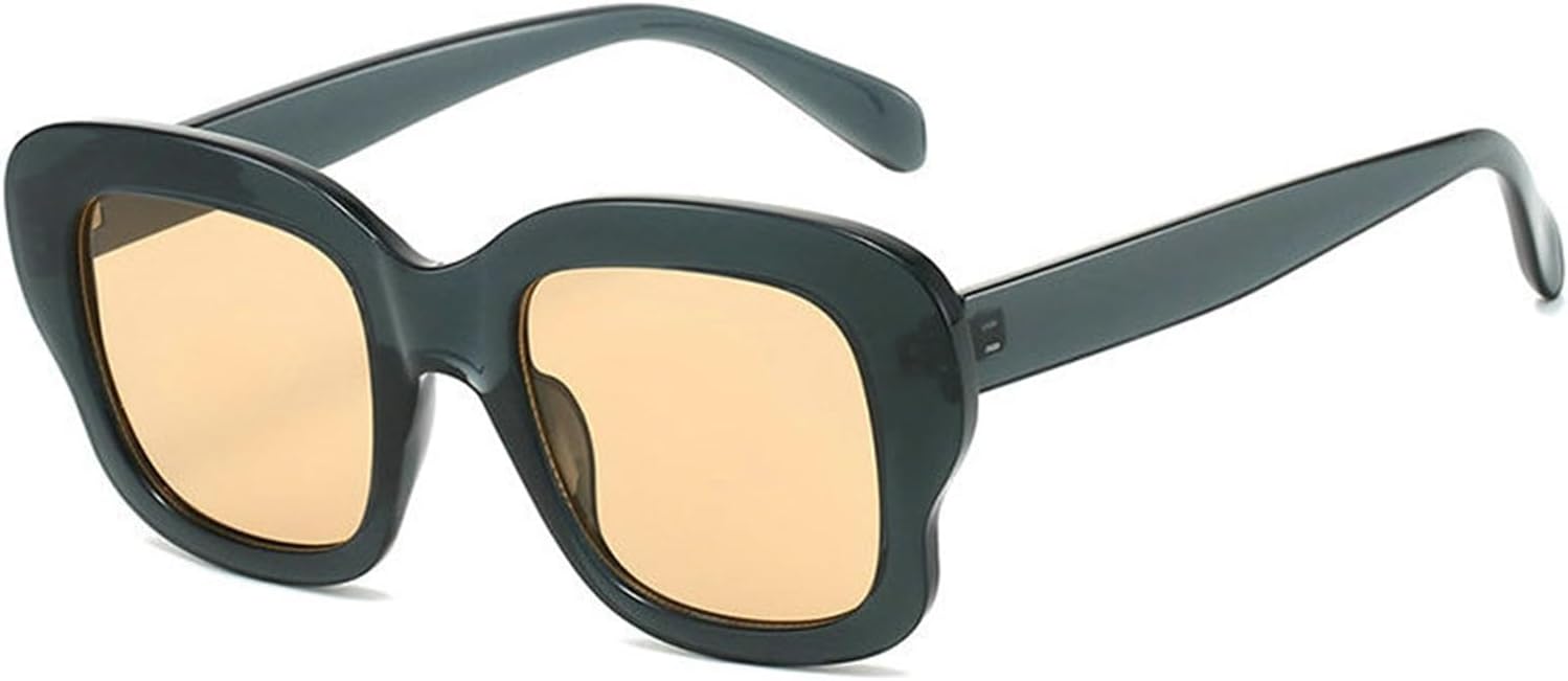 

Солнцезащитные очки Willochra Oversized Square для женщин, модель 2025, роскошные дорожные солнцезащитные очки в стиле ретро с бабочками, защита от ультрафиолета UV400, C4