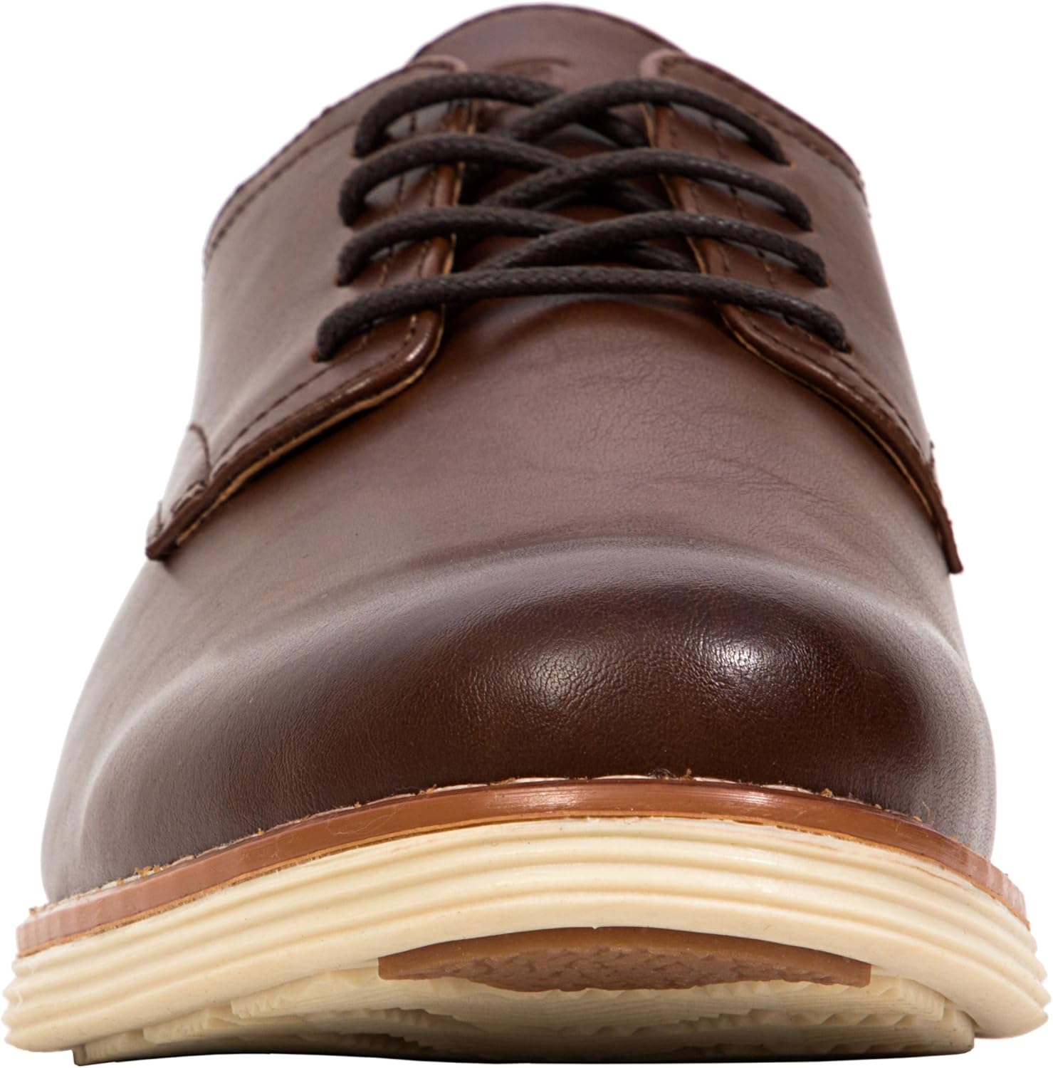Мужские туфли Deer Stags Walkmaster, оксфорды с крылышками, комфортные классические ретро броги на шнуровке для свадьбы, официальных мероприятий, выпускного / черные / размер 10.5 / широкие — фото 2