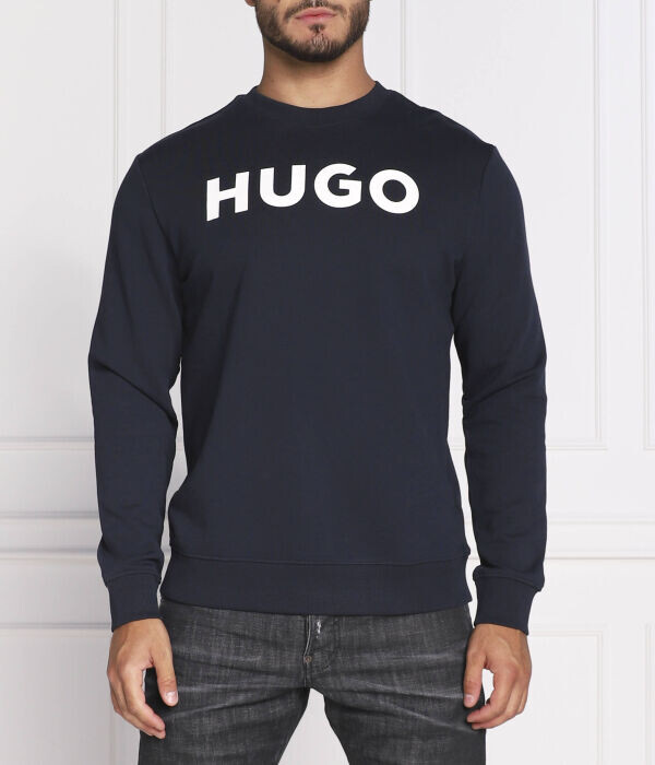

Свитшот мужской Hugo с надписью, синий