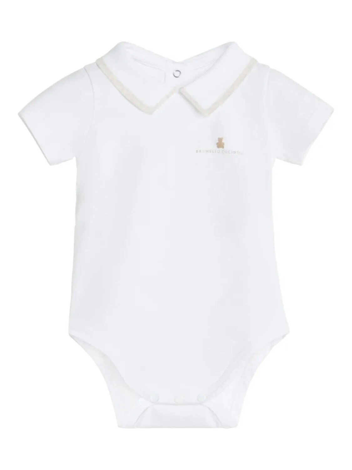 

Боди Brunello Cucinelli Kids Bernie (комплект из двух штук), белый