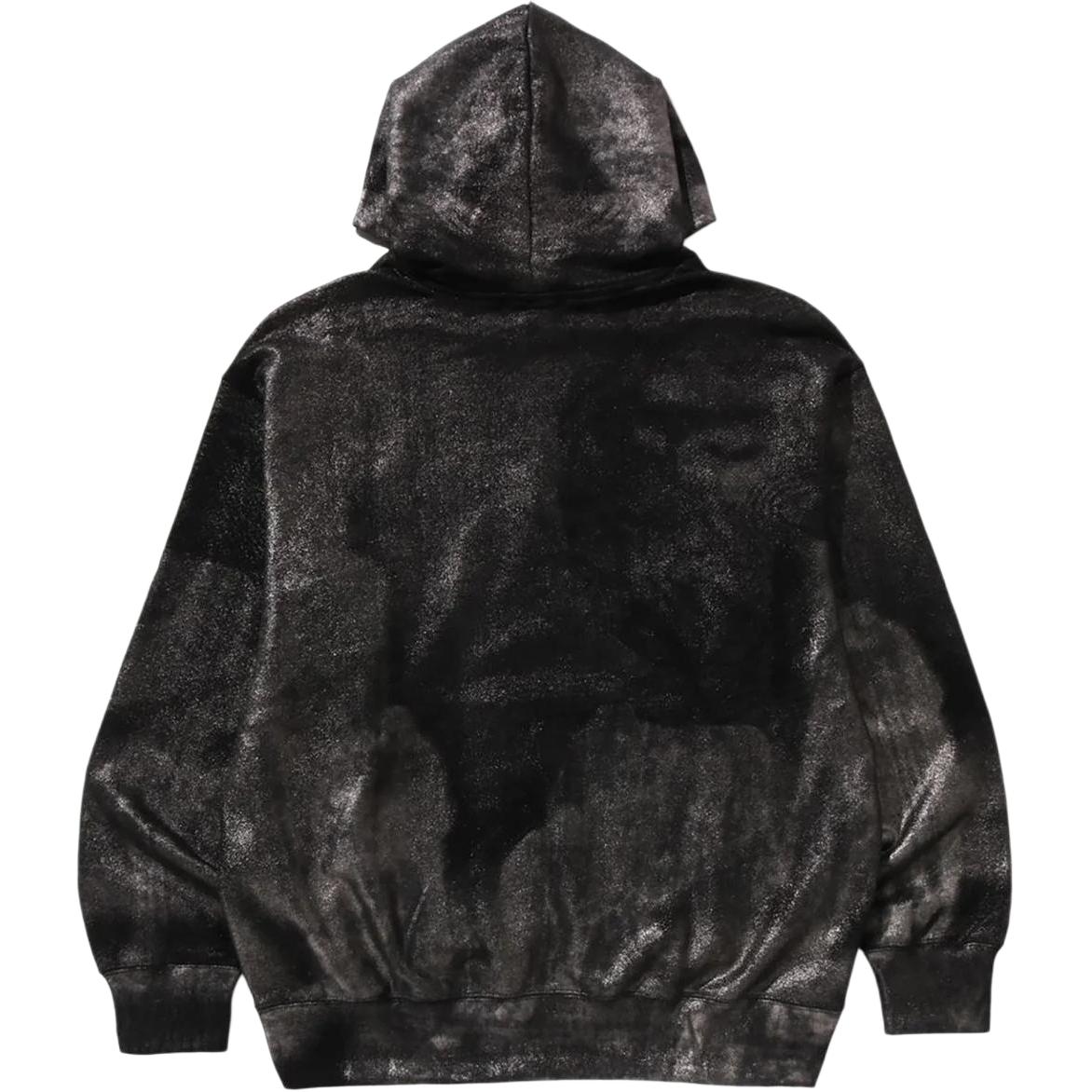 Толстовка Bape Coatted Emboss Logo расслабленного кроя A BATHING APE, черный — фото 2