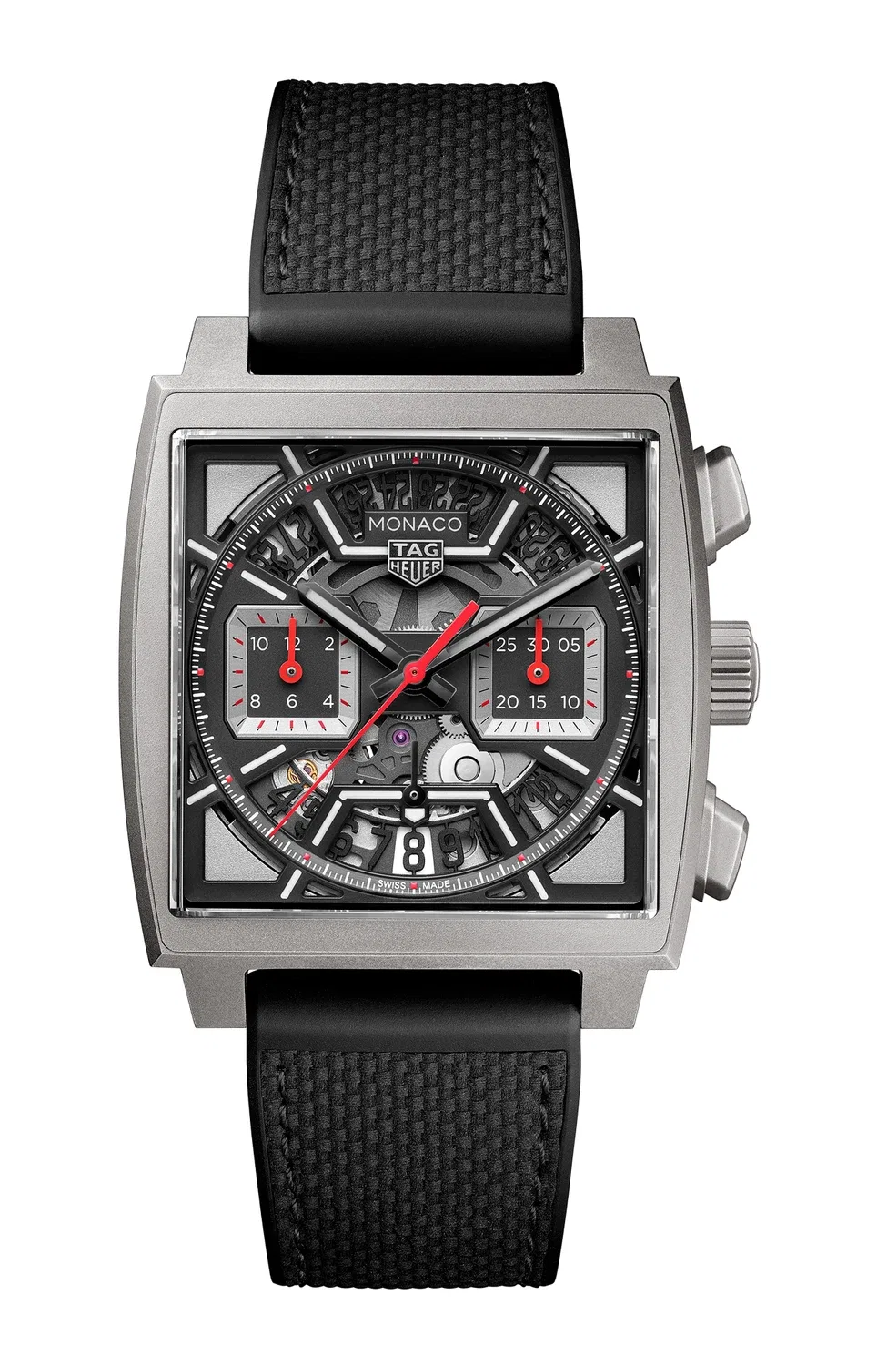 TAG HEUER MONACO ХРОНОГРАФ - CBL2183.FT6236, серебряный