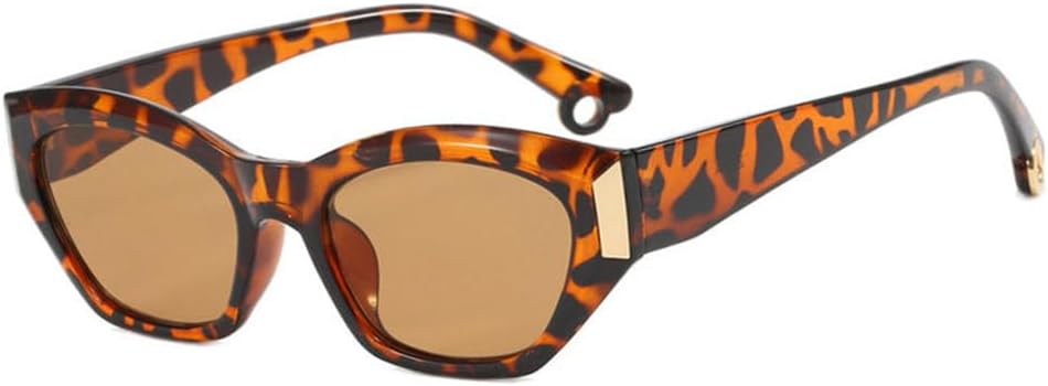 

Модные женские солнцезащитные очки «Кошачий глаз», стильные мужские очки для вождения и езды, с зеркальными линзами, легкие, роскошные, с защитой от УФ-излучения UV400 TYUVIVO, Leopard