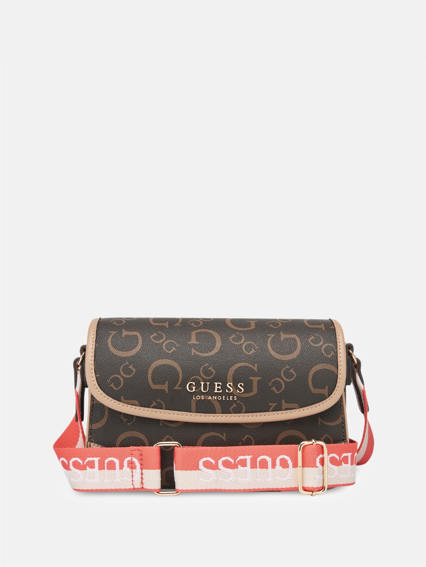 

Сумка через плечо женская Guess Factory, цвет natural