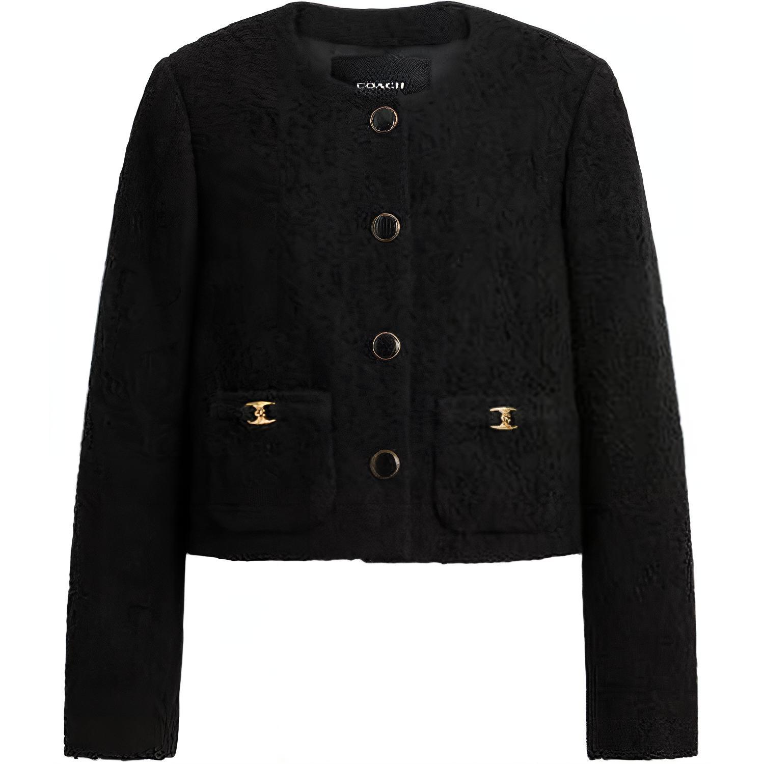 

COACH Куртка женская черная, Black
