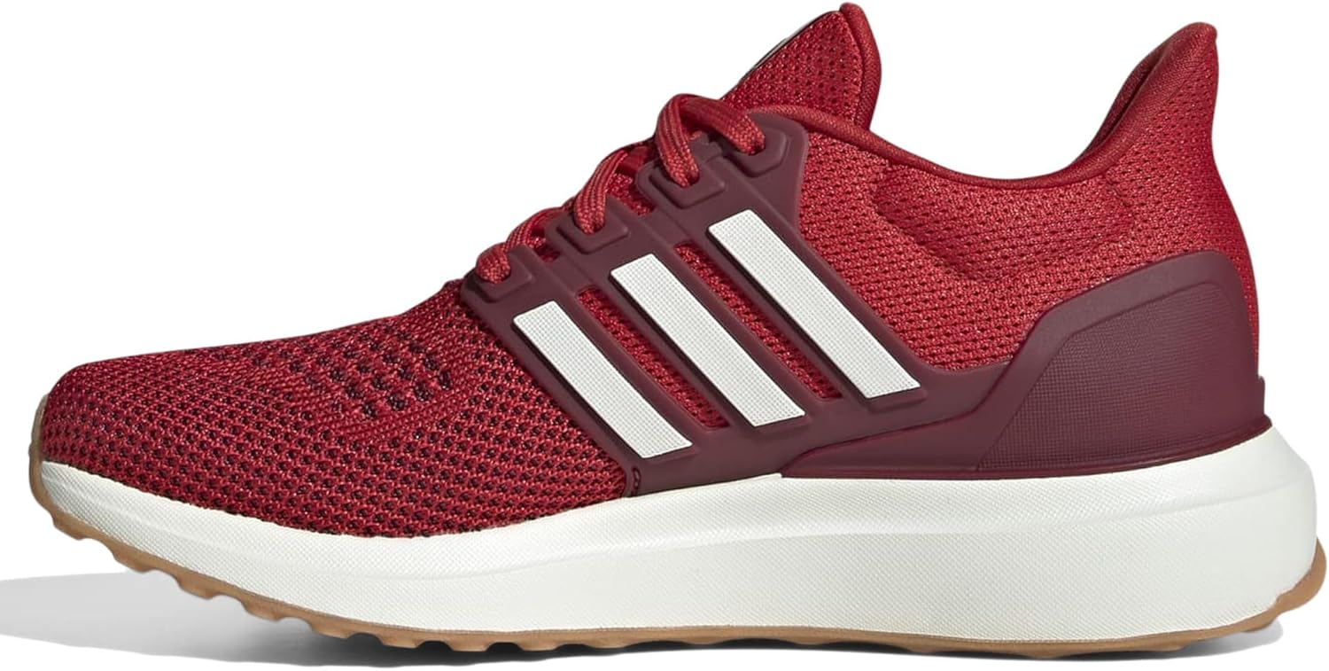 Кроссовки Adidas Unisex-Child Ubounce DNA (для старших детей), слоновая кость/красный/бордовый — фото 4