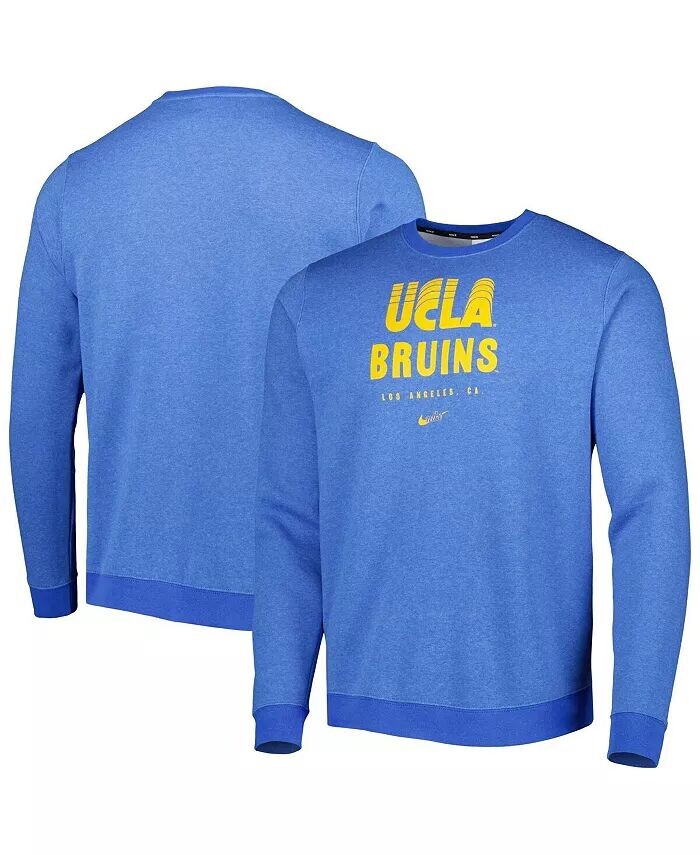 

Мужская синяя флисовая толстовка-пуловер UCLA Bruins Vault Stack Club Nike