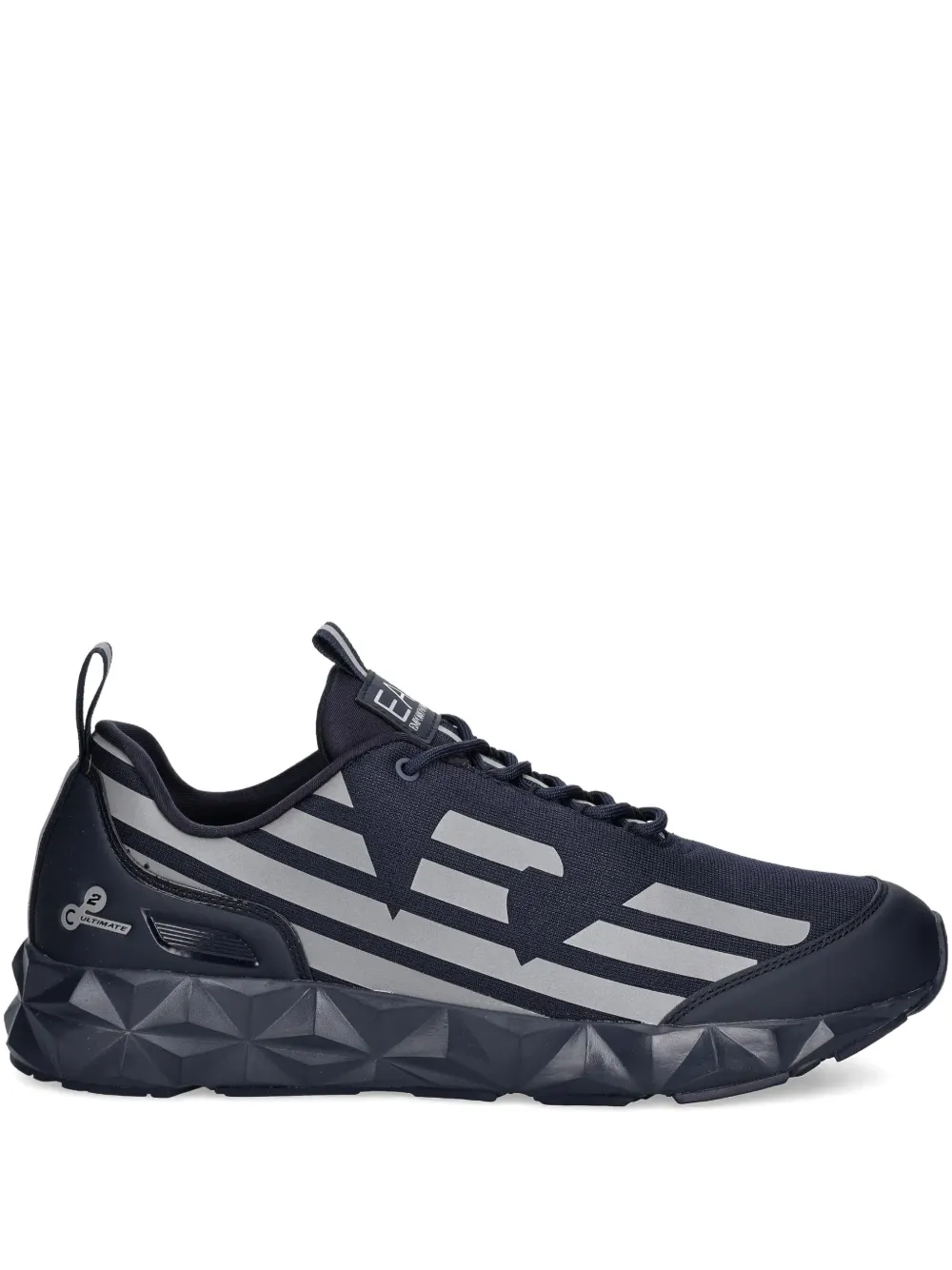 

Кроссовки со светоотражающими вставками Ea7 Emporio Armani, синий