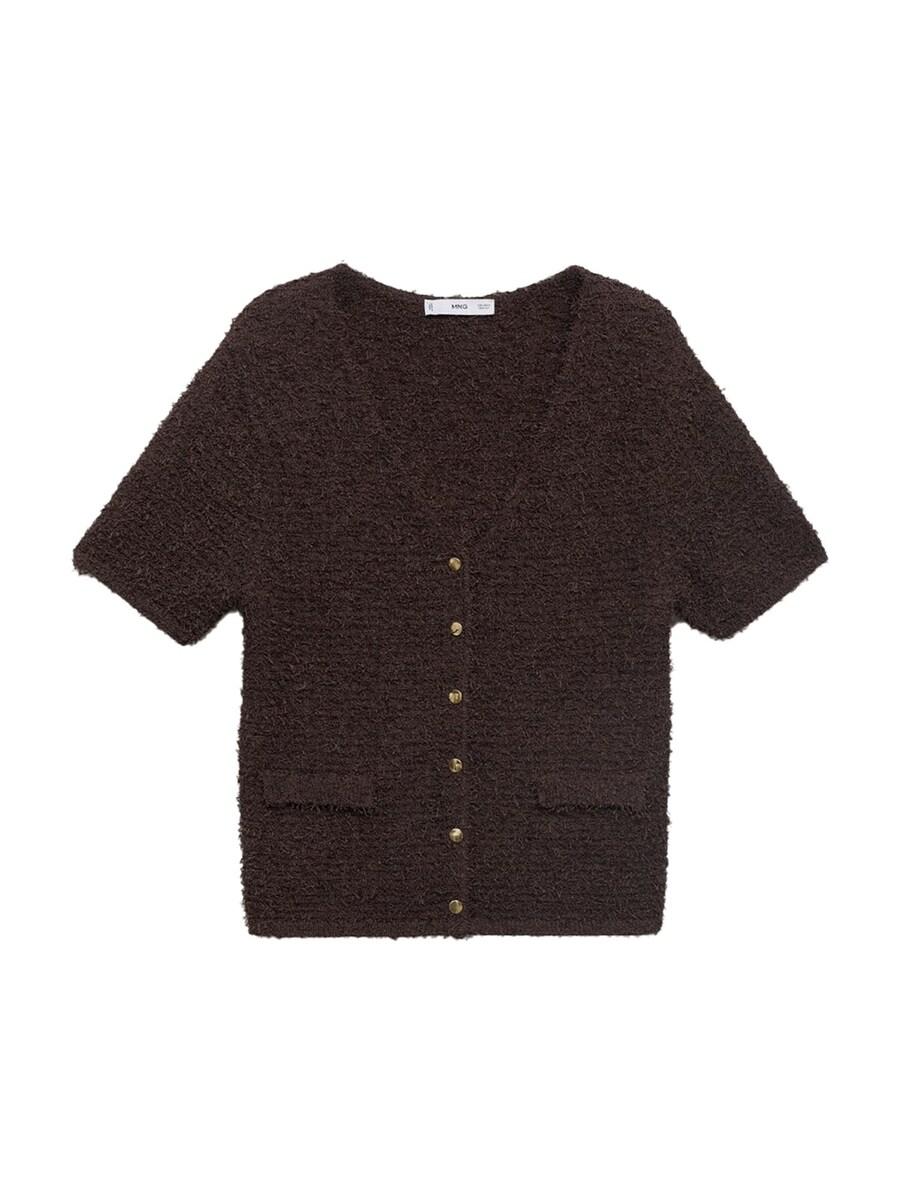

Вязаный кардиган MANGO CAMILA, Brown