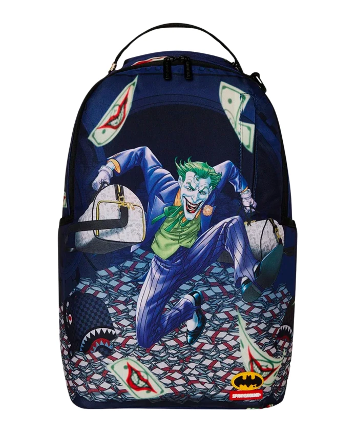 

Черный рюкзак Бэтмена и Джокера Sprayground, мультиколор
