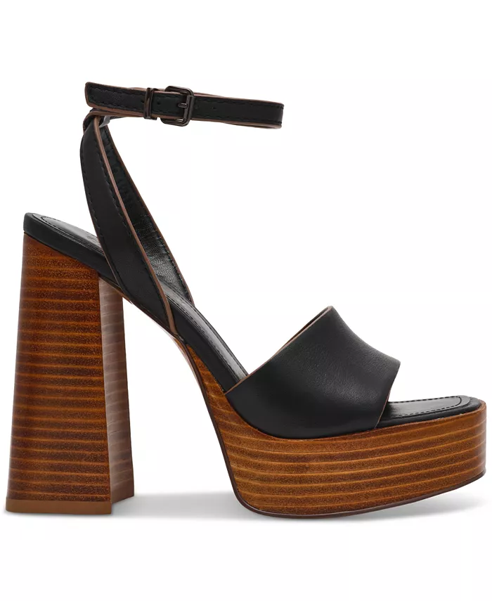 Женские сандалии Floria на платформе, комплект из двух частей Steve Madden, черный — фото 2