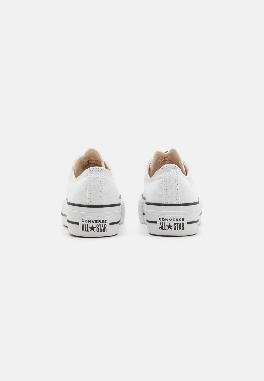 Кроссовки Chuck Taylor All Star Lift Platform Wide Width Converse, белый/черный