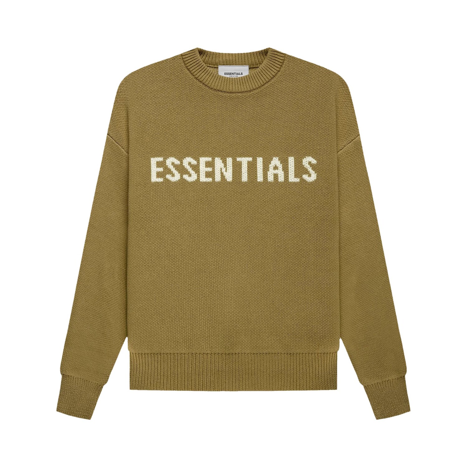 

Детский вязаный пуловер Fear of God Essentials, цвет Янтарный
