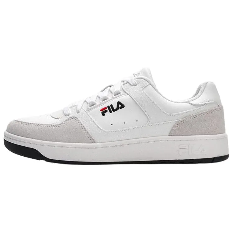 FILA CHIC Lightweight Low top Skateboard Shoes мужские бело-серые