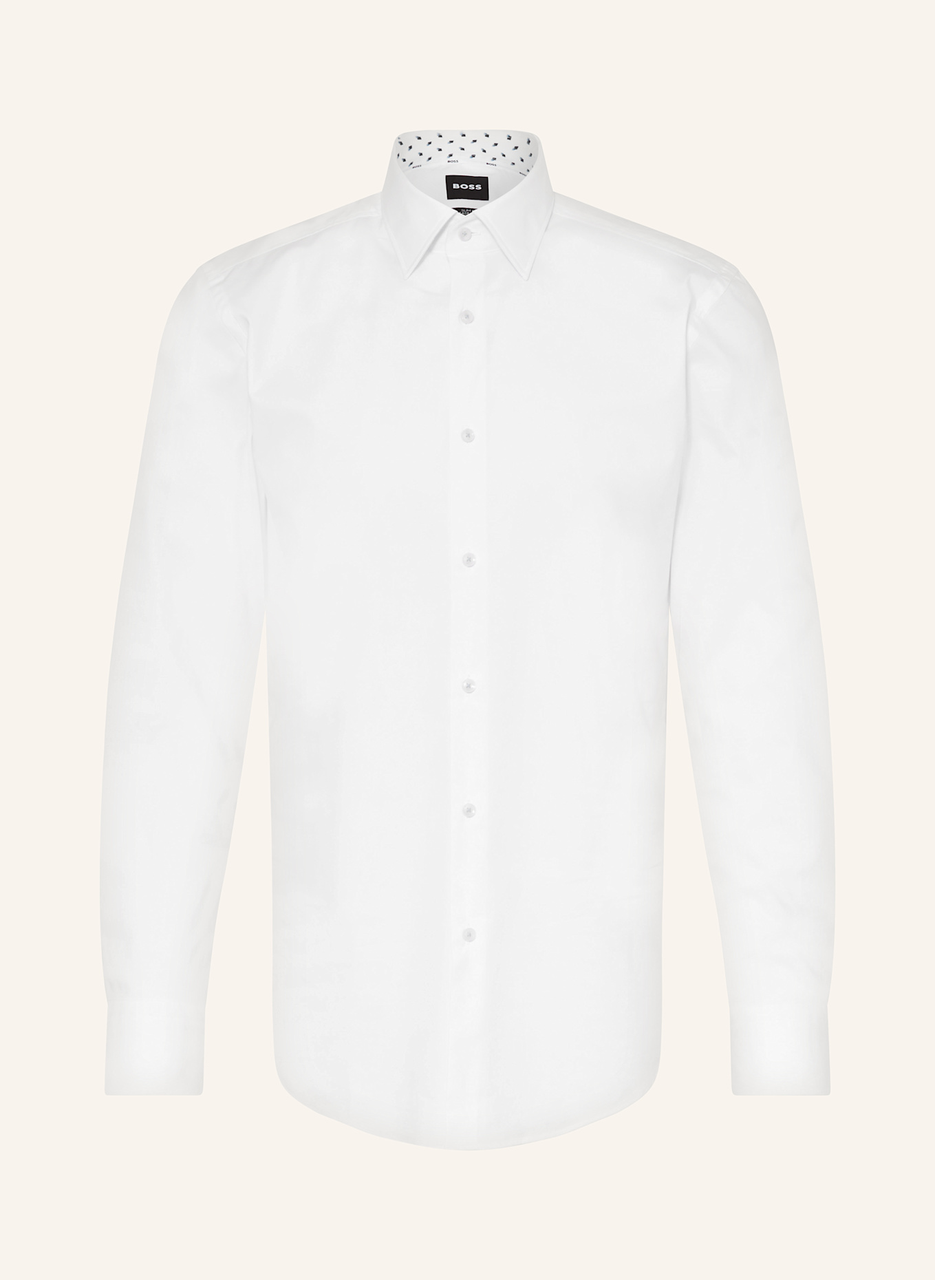 

Рубашка Hank slim fit Boss, белый