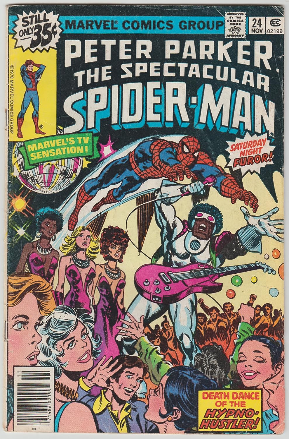 

Peter Parker, The Spectacular Spider-Man #24 (Spider-man Night Fever) (Marvel)