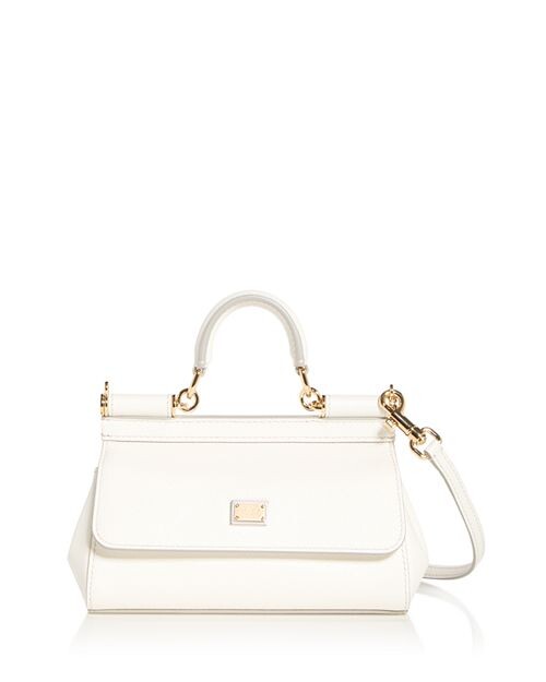 

Маленькая сумка Sicily из телячьей кожи Dauphine Dolce & Gabbana, цвет White, Белый, Маленькая сумка Sicily из телячьей кожи Dauphine Dolce & Gabbana, цвет White