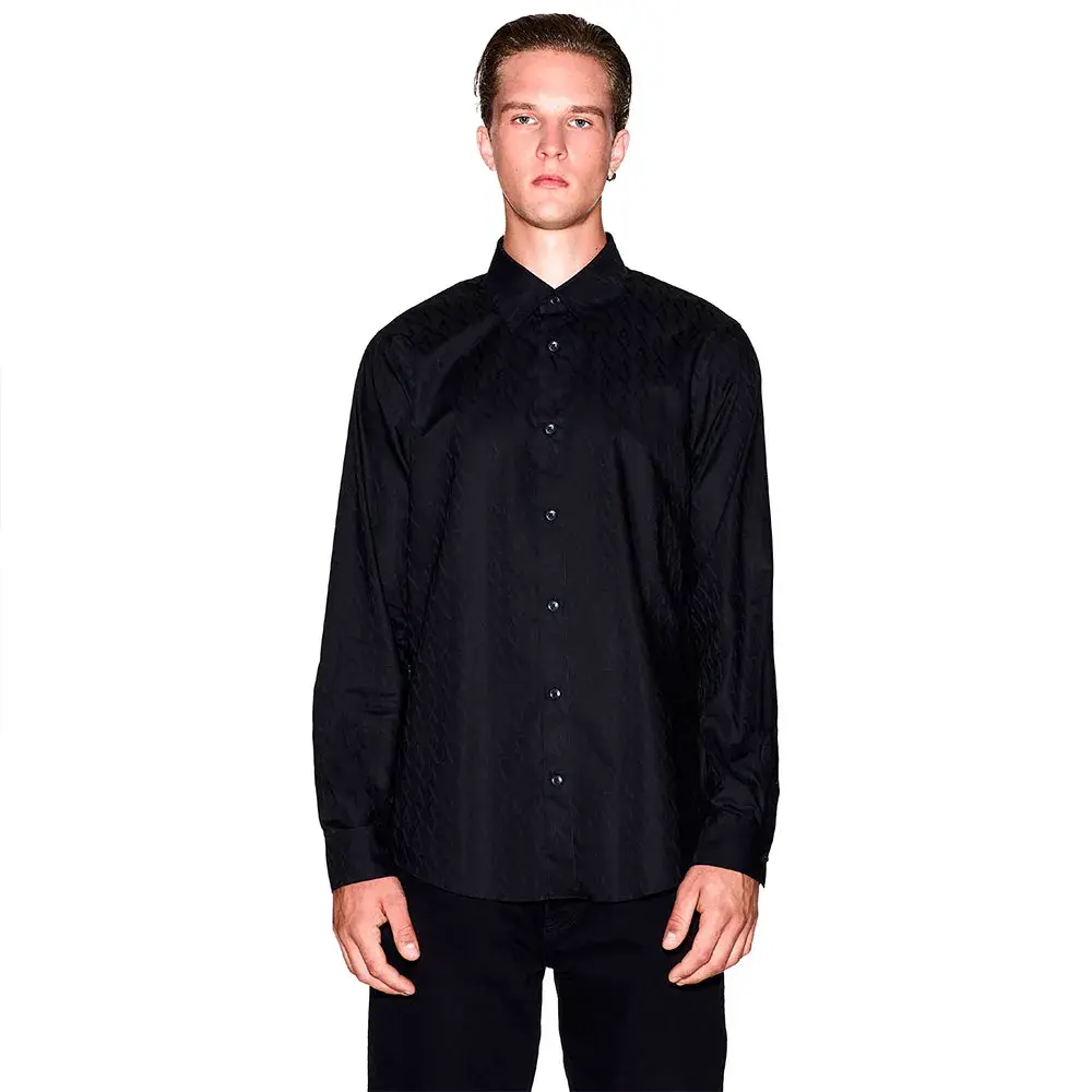 

Рубашка с длинным рукавом Armani Exchange XM001587_AF16631, черный