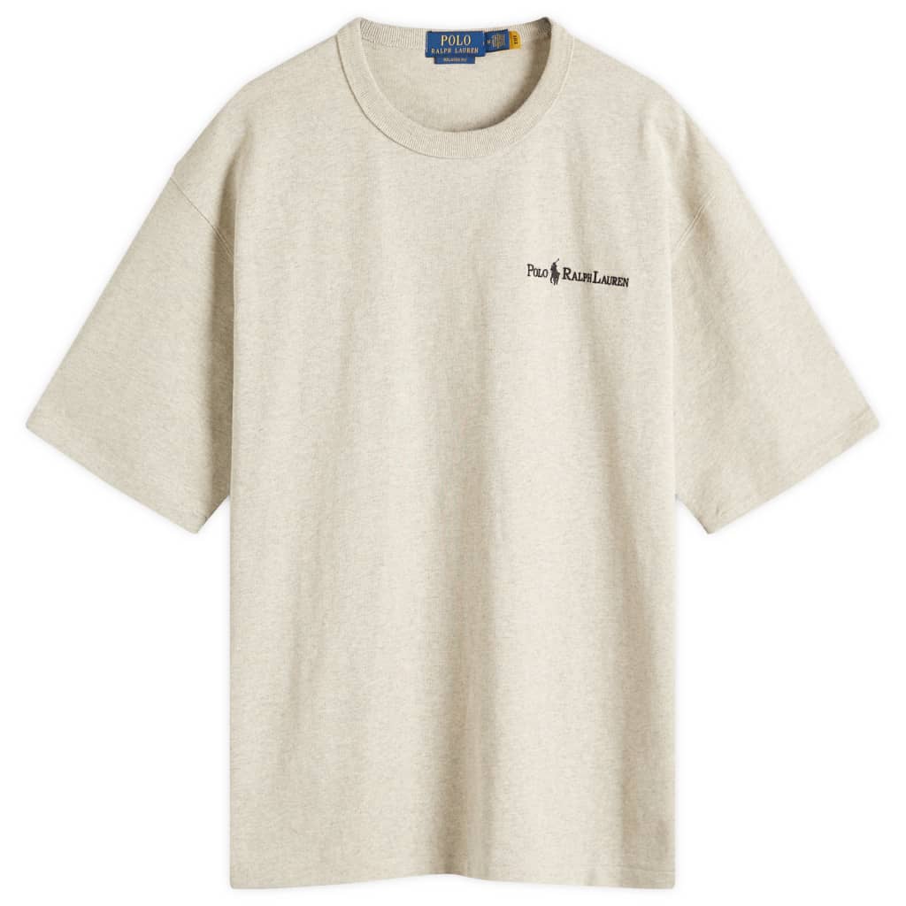 

Футболка с логотипом на груди Polo Ralph Lauren, цвет lt sport heather