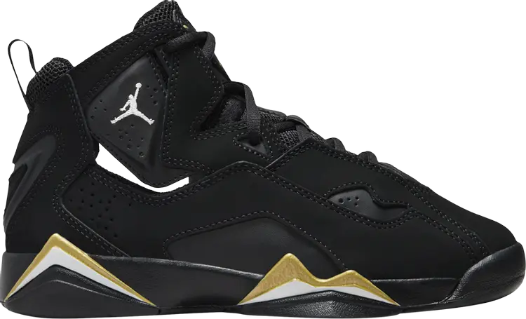 

Кроссовки Jordan True Flight GS 'Black Metallic Gold' 2023, черный
