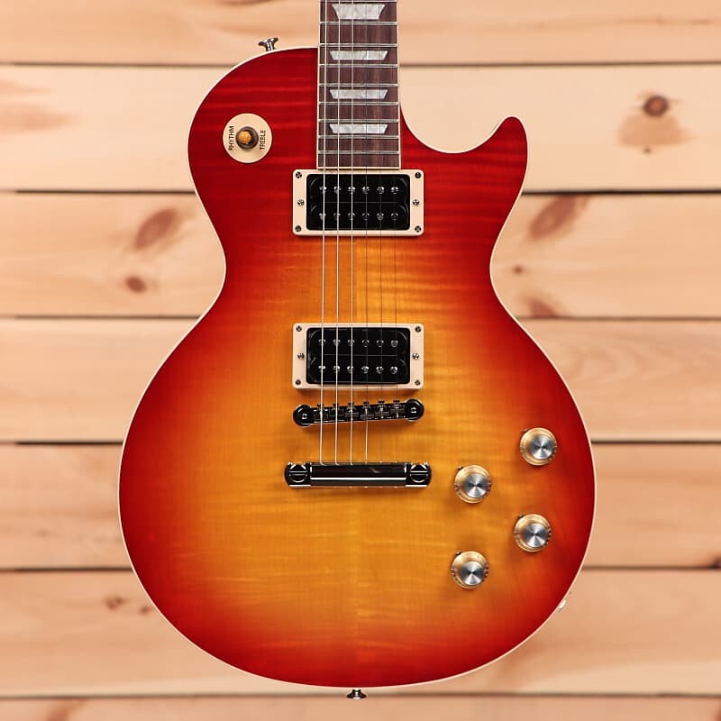 Электрогитара Gibson Les Paul Standard 60s Faded - Vintage Cherry Sunburst - 201730503 - PLEK'd — фото 2