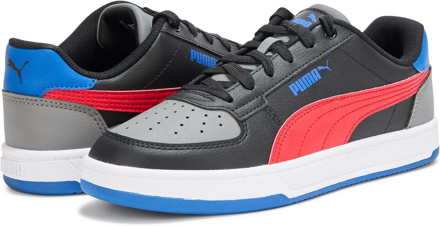 Кроссовки Puma для детей и подростков Caven, черный/красный/темно-серый — фото 3