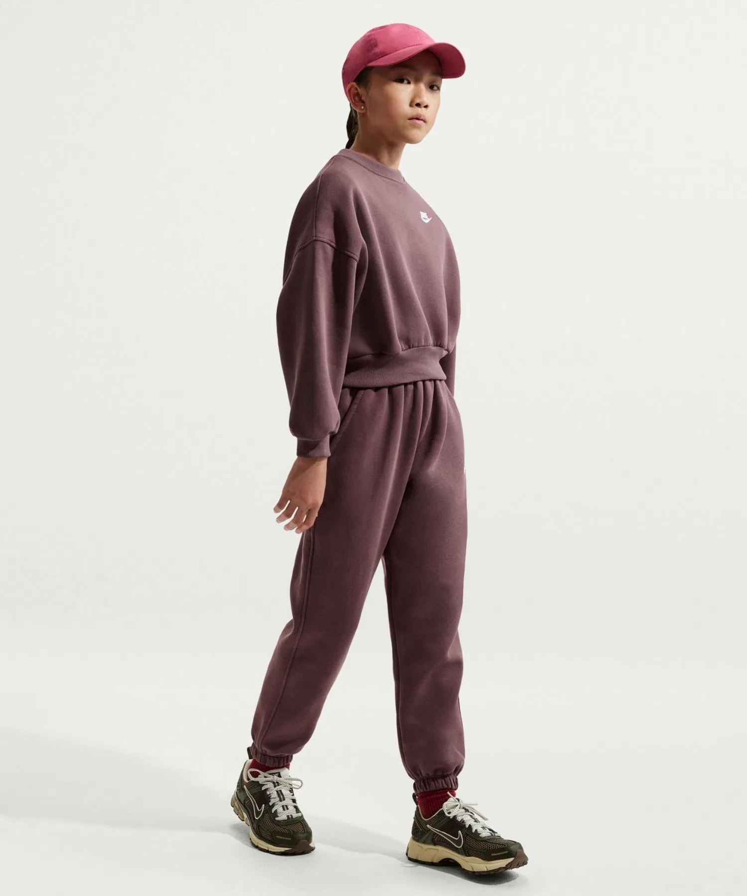Детские брюки NIKE YTH GIRL'S NSW CLUB FLEECE LOOSE LBR — фото 4