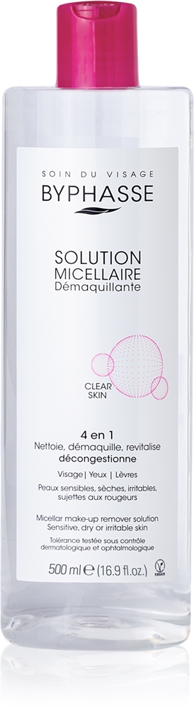 

Мицеллярный раствор для снятия макияжа Byphasse, 500 мл