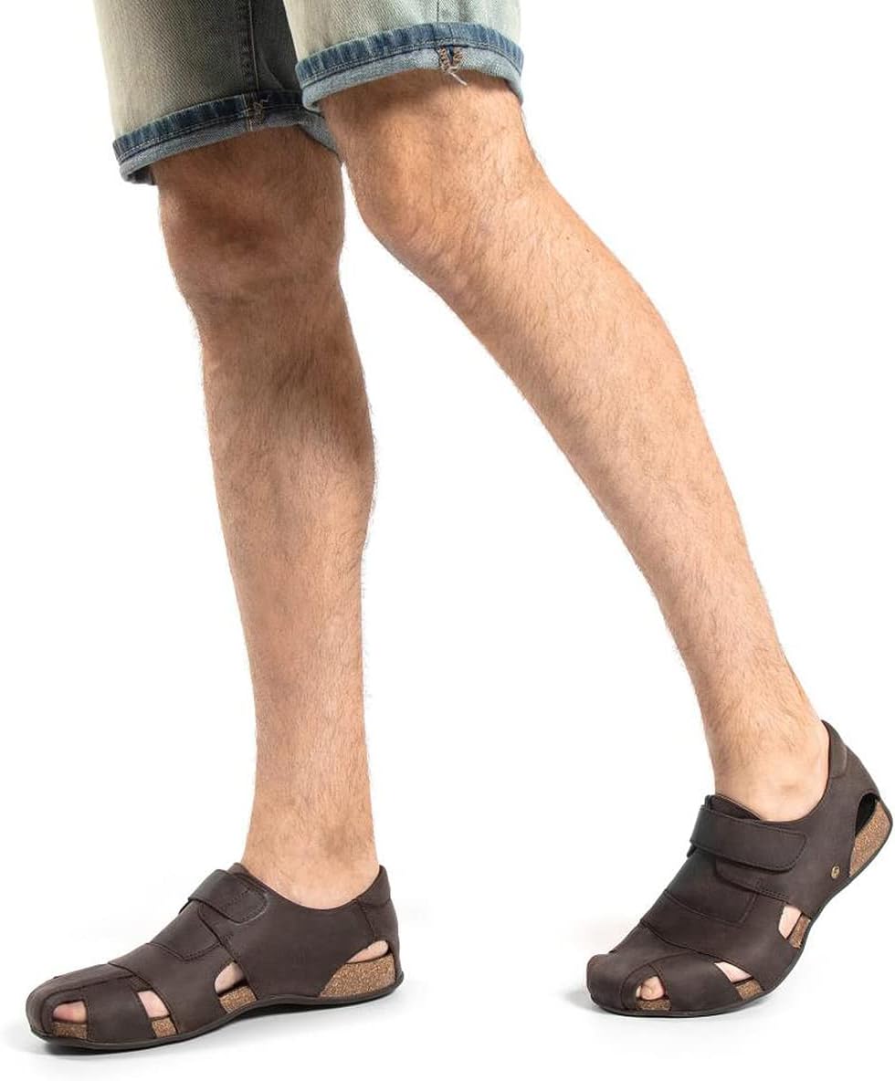 Мужские закрытые сандалии Panama Jack Fletcher Basics, коричневый — фото 2